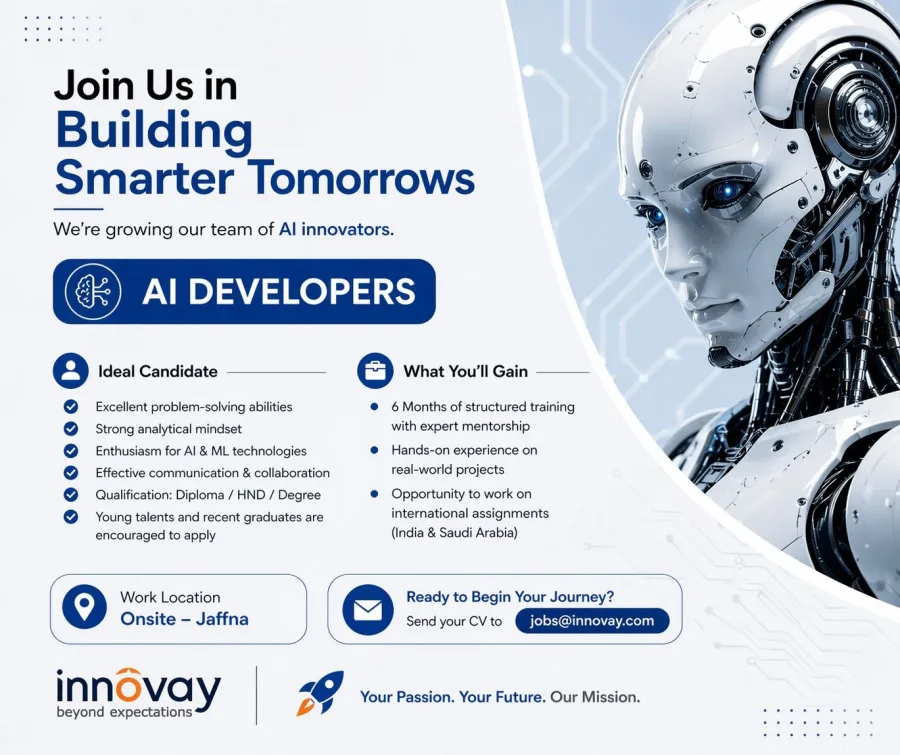 Job poster for AI Developer