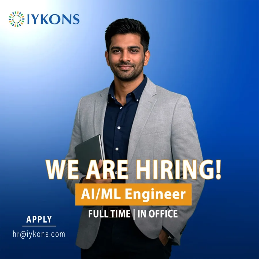 Job poster for AI/ML Engineer