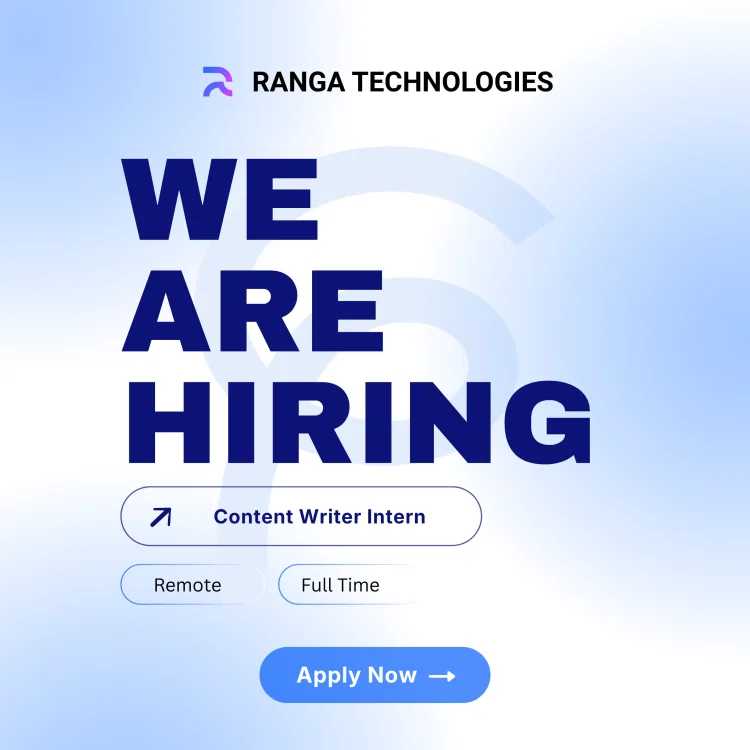 Job poster for AI SEO & Blog Writer Intern