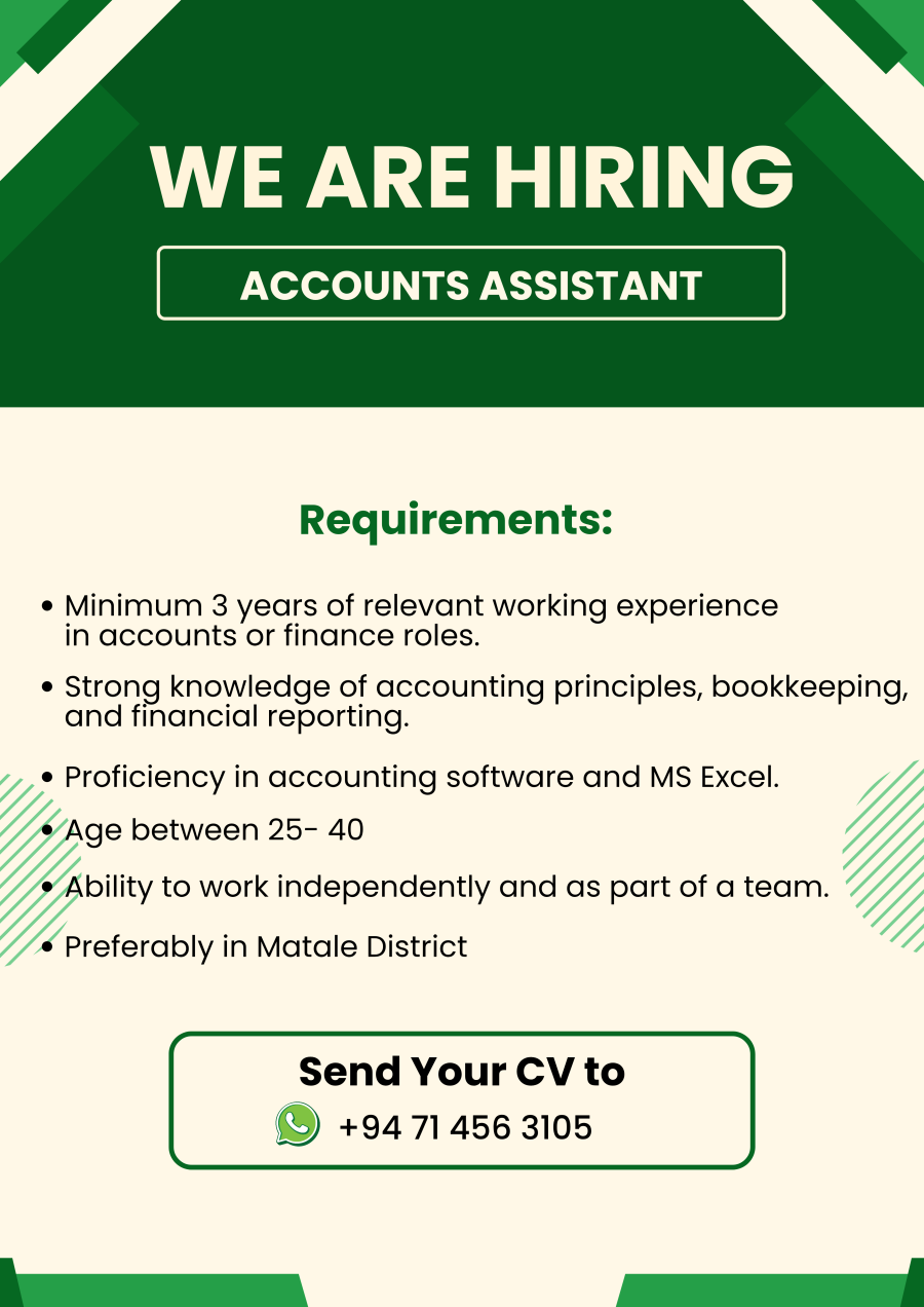 Accounts Assistant - ITPro.lk