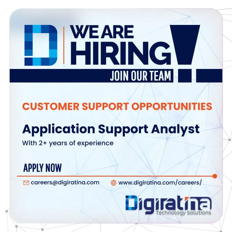 Job poster for Application Support Analyst