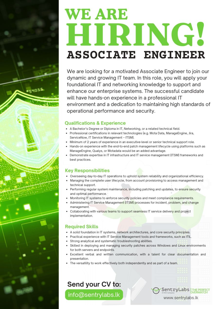 Associate Engineer - ITPro.lk