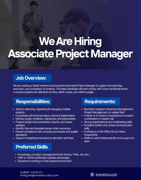 Job poster for Associate Project Manager
