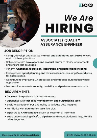 Associate Quality Assurance Engineer / Quality Assurance Engineer - ITPro.lk