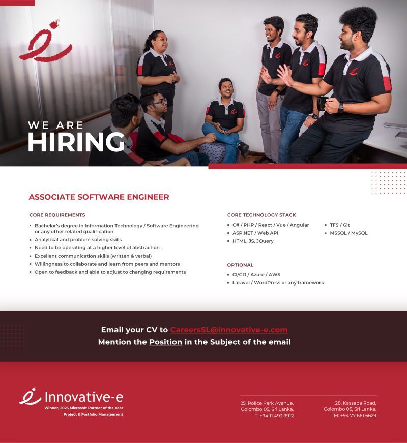 Associate Software Engineer - ITPro.lk