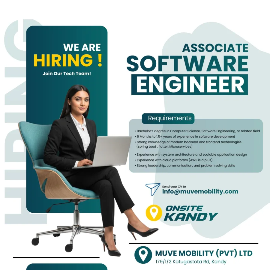 Job poster for Associate Software Engineer