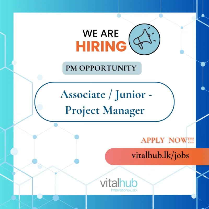 Job poster for Associate / Junior Project Manager