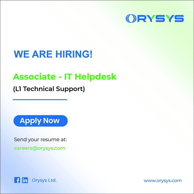 Associate – IT Helpdesk (L1 Technical Support) - ITPro.lk