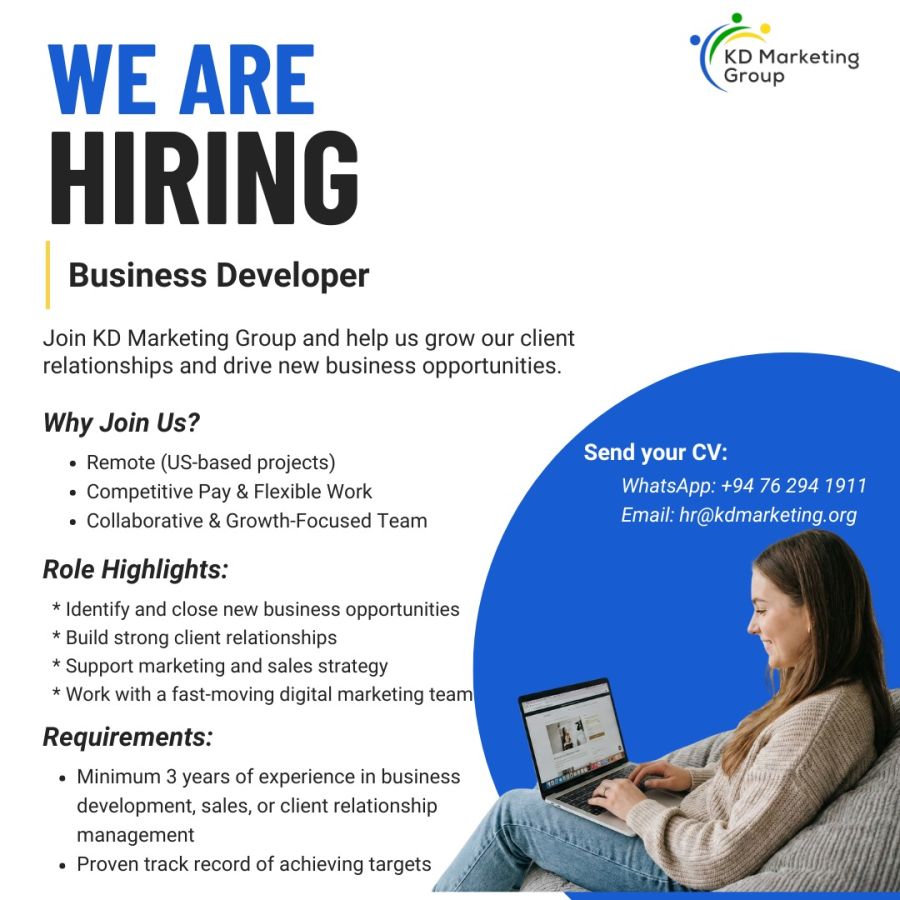 Business Developer - ITPro.lk