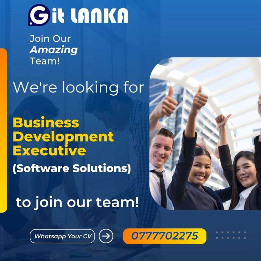 Business Development Executive – Software Solutions - ITPro.lk