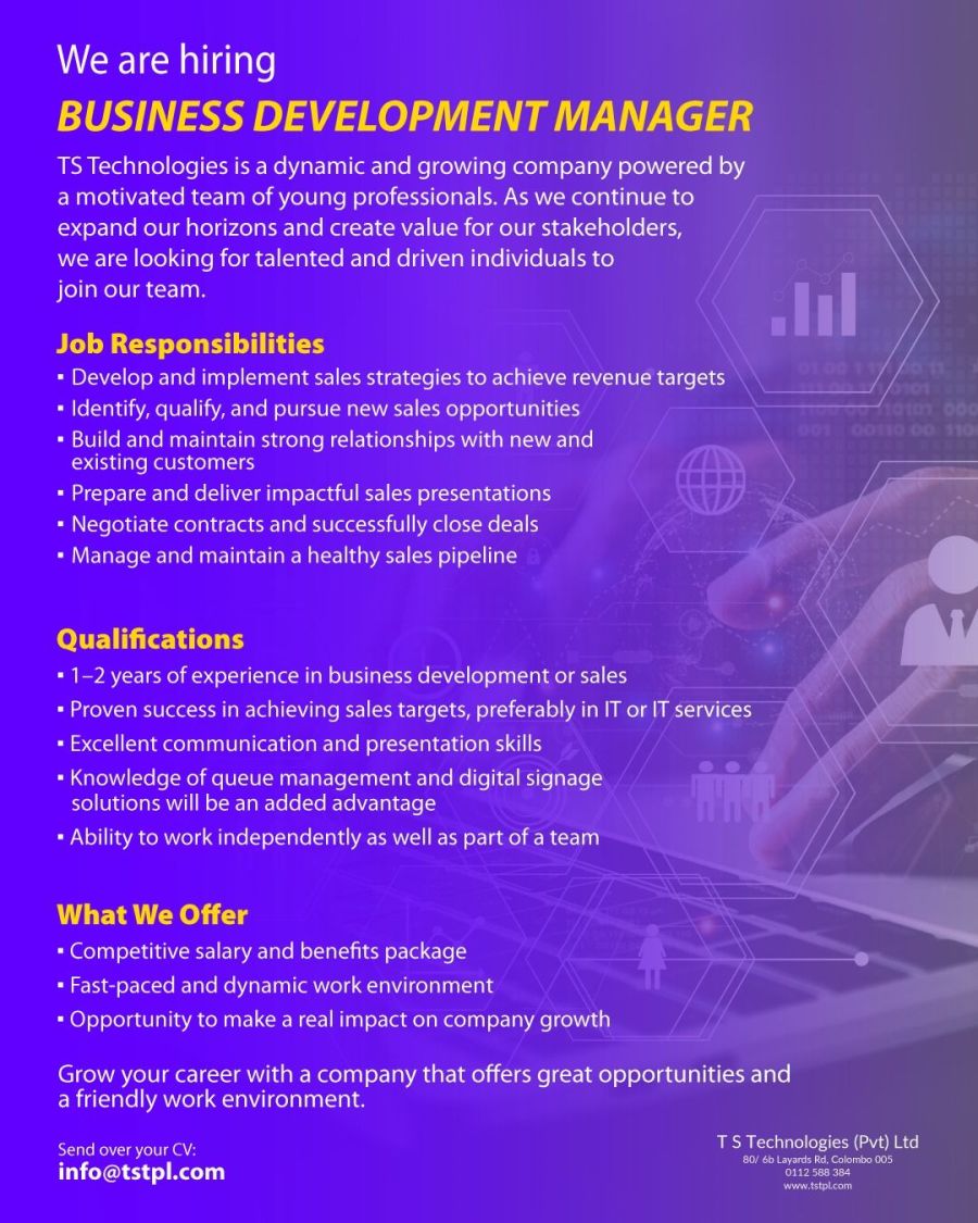 Business Development Manager - ITPro.lk