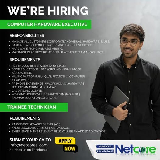 Computer Hardware Executive - ITPro.lk