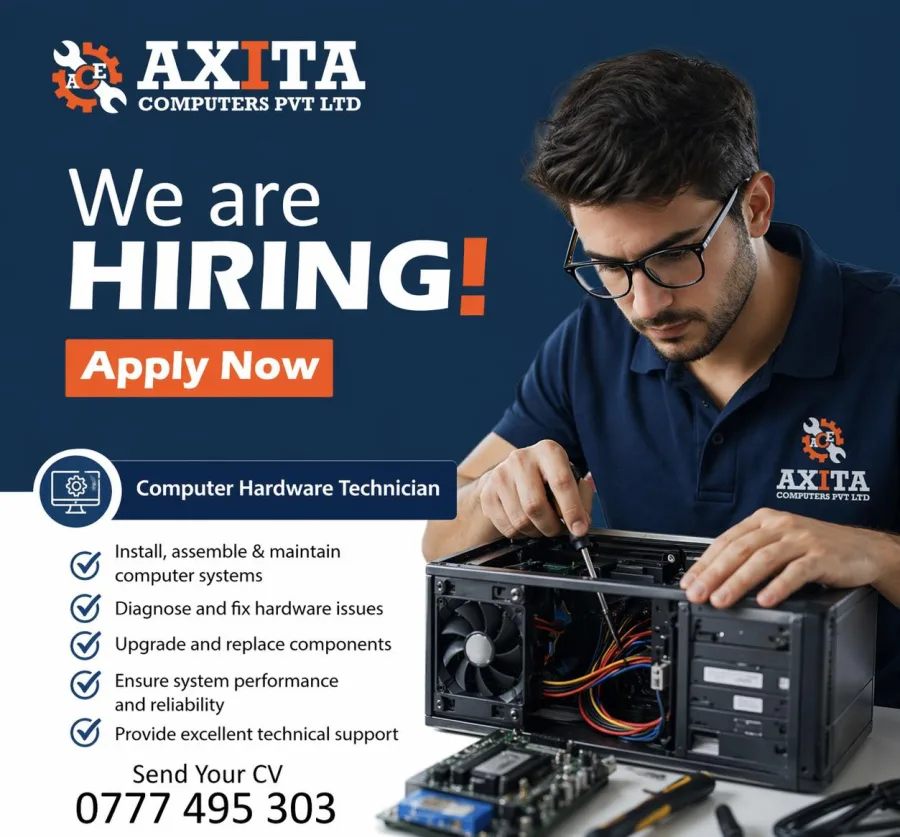 Job poster for Computer Hardware Technician
