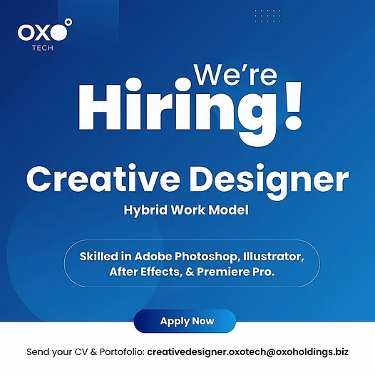 Job poster for Creative Designer