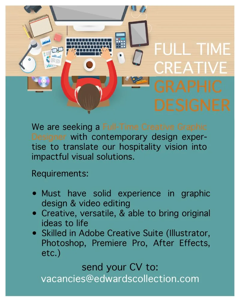 Job poster for Creative Graphic Designer