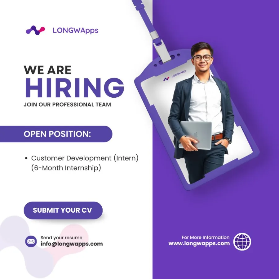 Job poster for Customer Development Intern