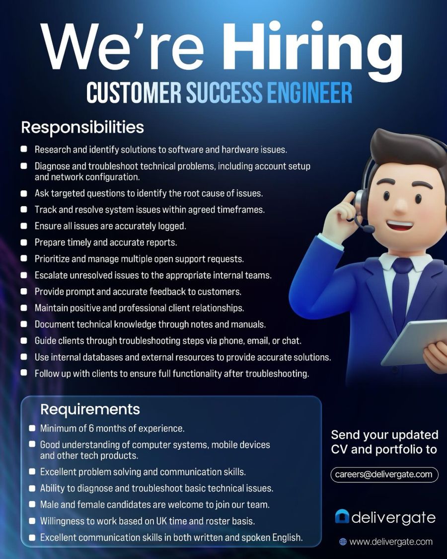 Customer Success Engineer - ITPro.lk