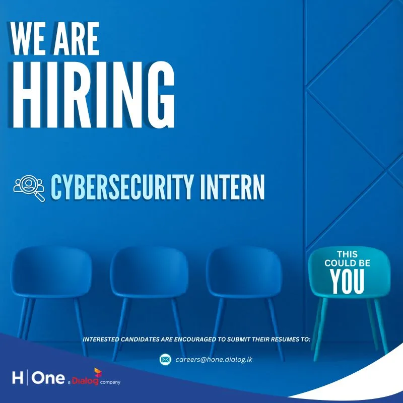 Job poster for Cybersecurity Intern