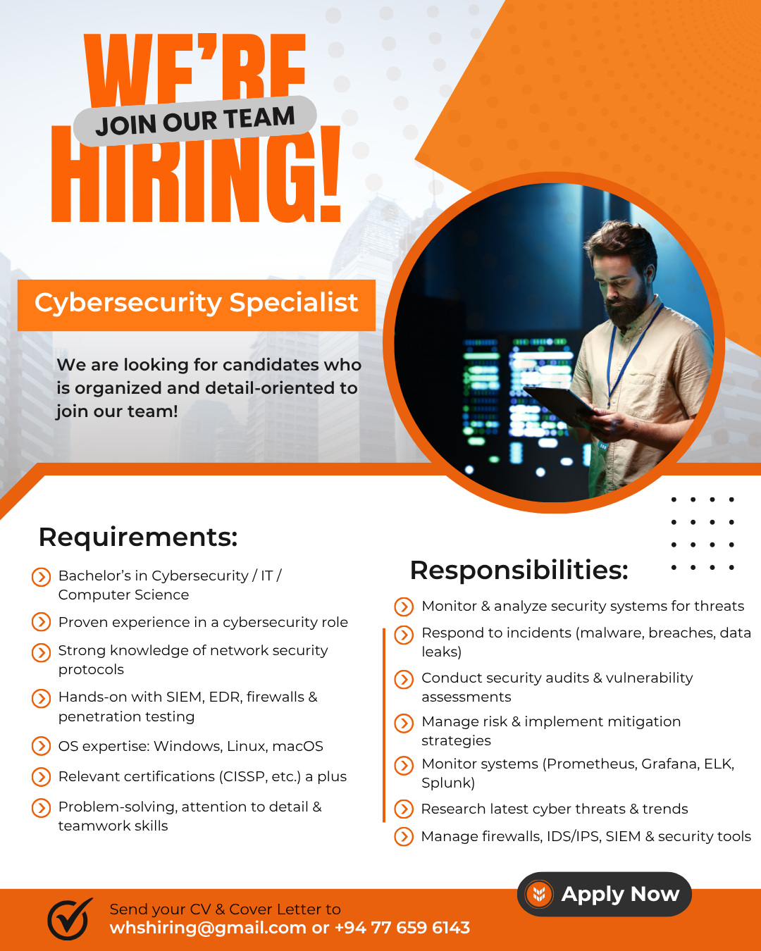 Cybersecurity Specialist - ITPro.lk