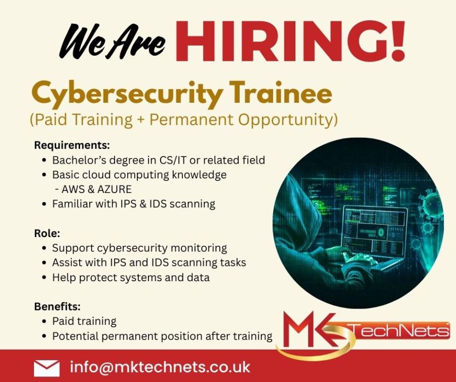 Cybersecurity Trainee - Jaffna (Onsite) - ITPro.lk