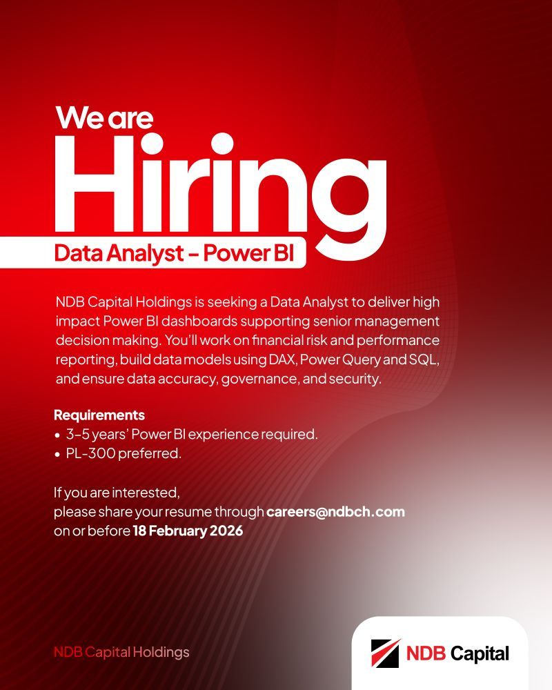Data Analyst - Power BI - ITPro.lk