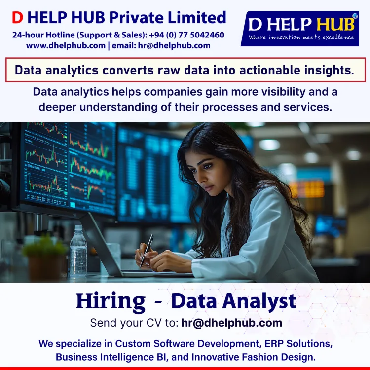 Job poster for Data Analyst
