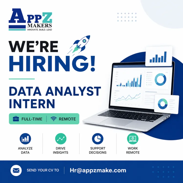 Job poster for Data Analyst Intern