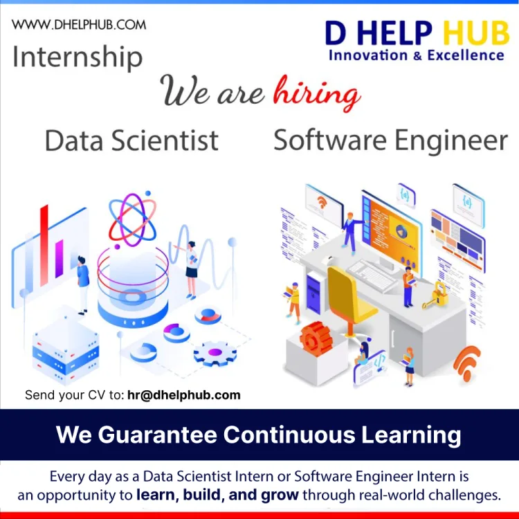 Job poster for Data Scientist - Intern