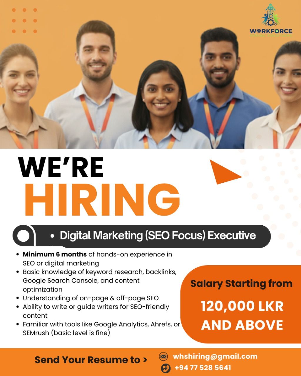 Digital Marketing Executive (SEO) - ITPro.lk