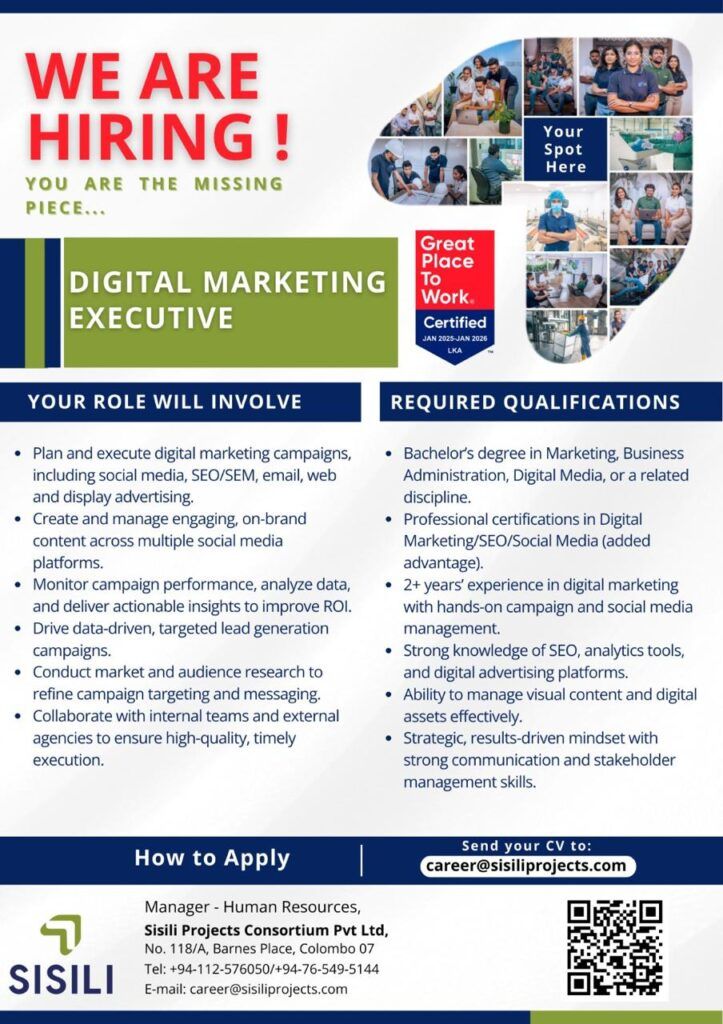 Digital Marketing Executive - ITPro.lk