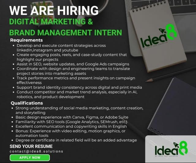 Digital Marketing & Brand Management Intern - ITPro.lk
