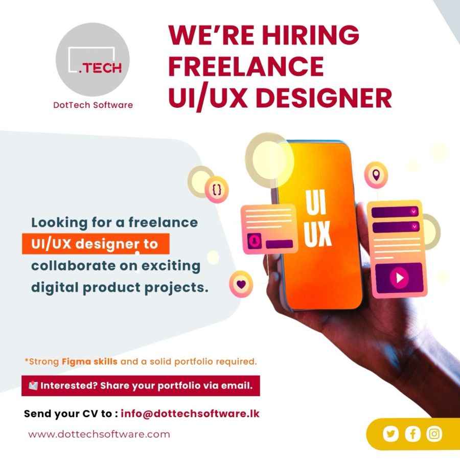 Freelance UI/UX Designer - ITPro.lk