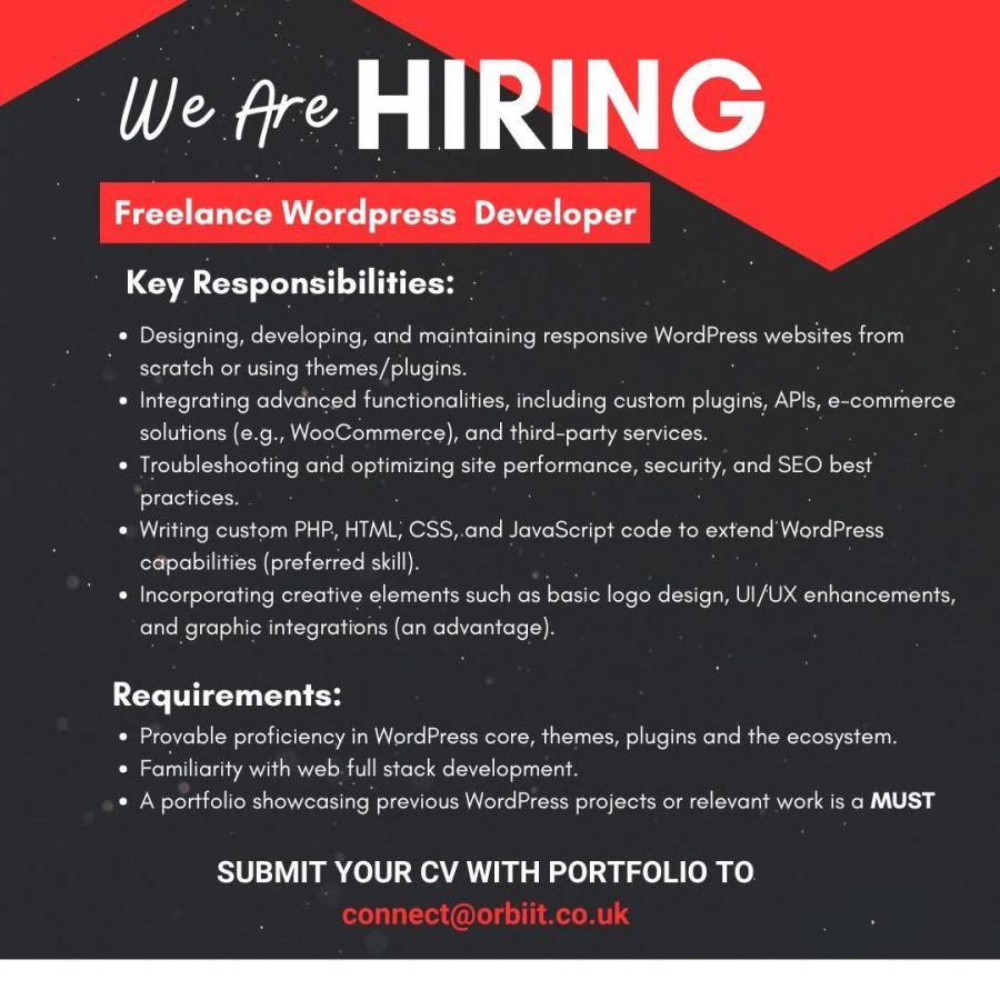 Freelance WordPress Developer - ITPro.lk