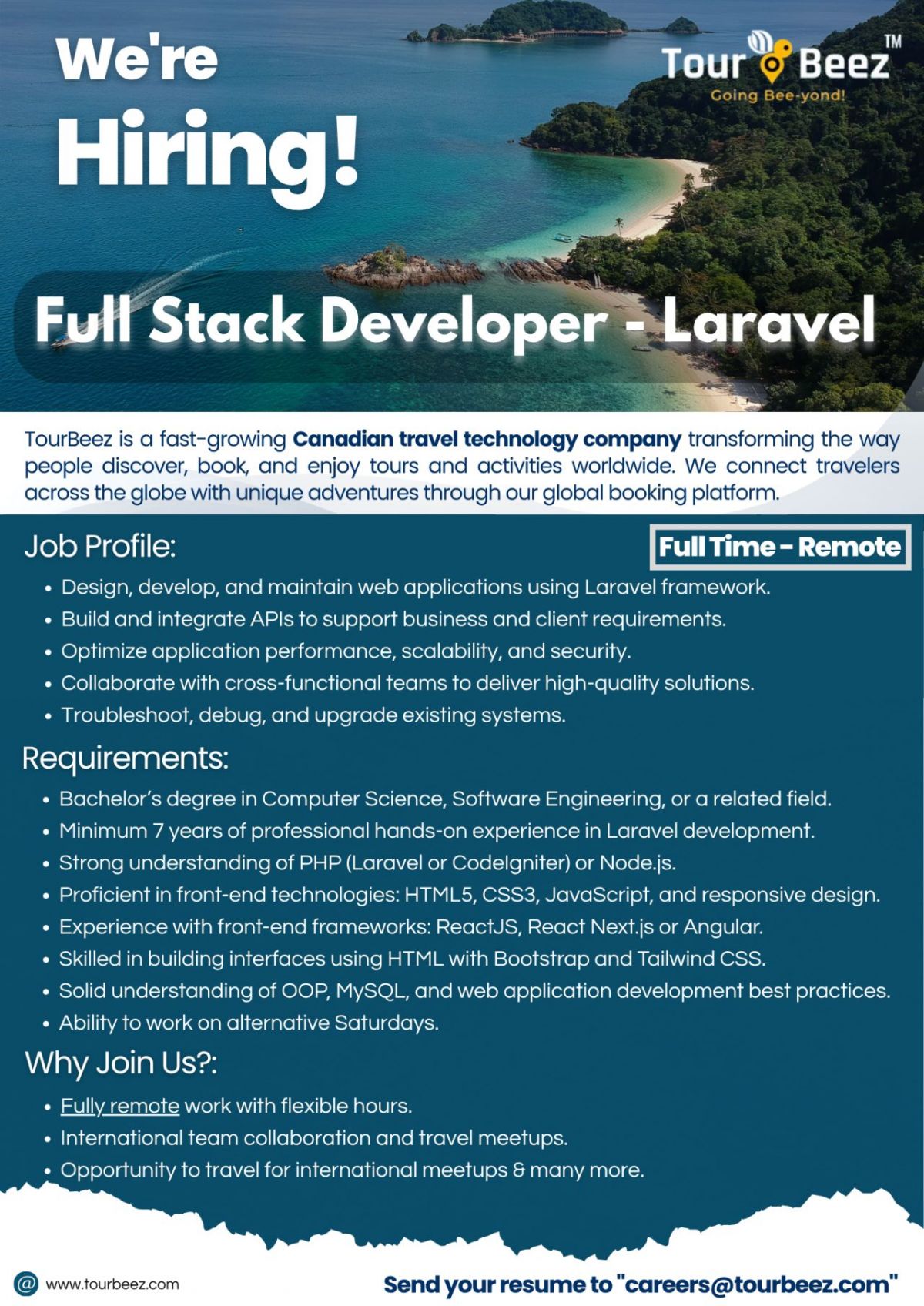 Full Stack Developer - Laravel - ITPro.lk