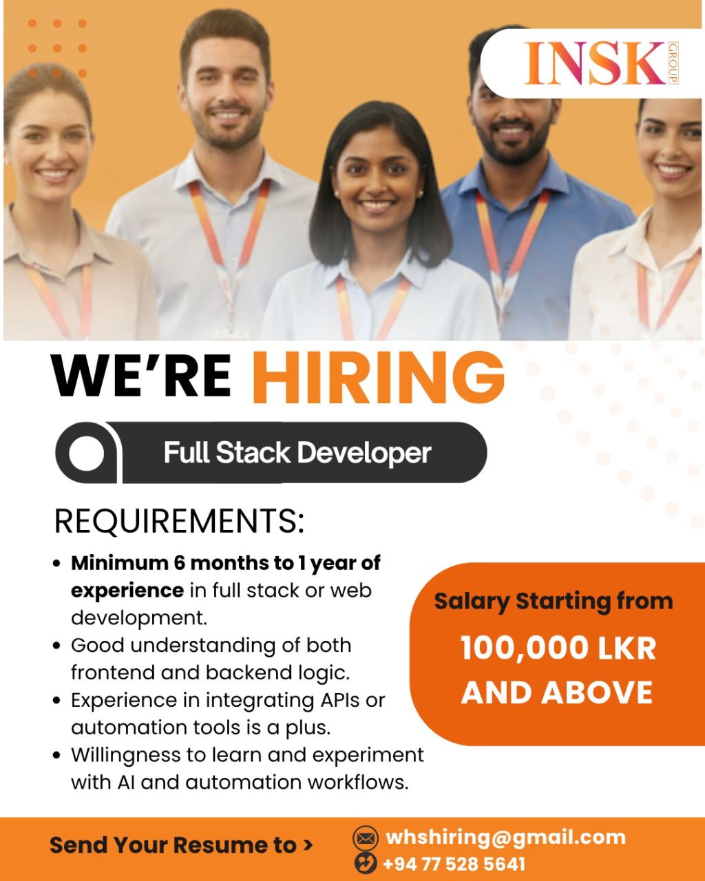 Full Stack Developer - ITPro.lk