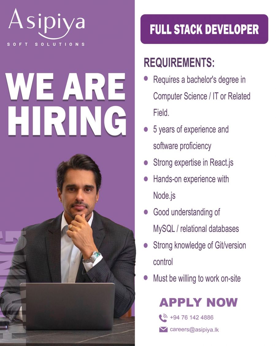Full Stack Developer - ITPro.lk