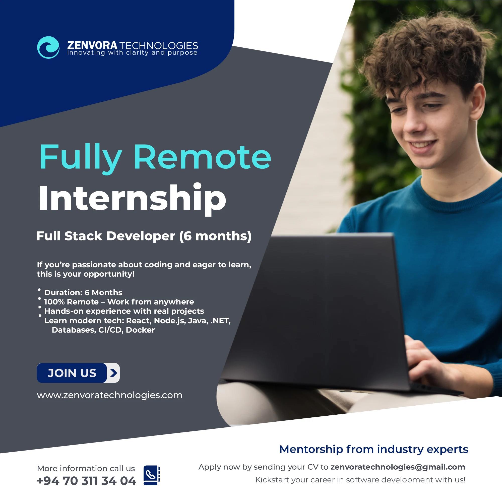 Full Stack Developer Internship - ITPro.lk