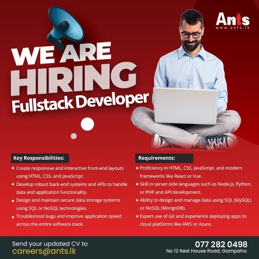 Fullstack Developer - ITPro.lk