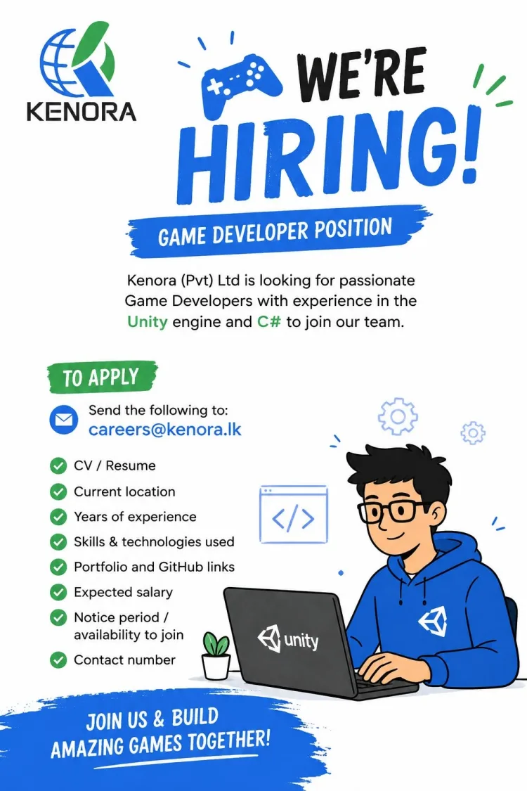 Job poster for Game Developer