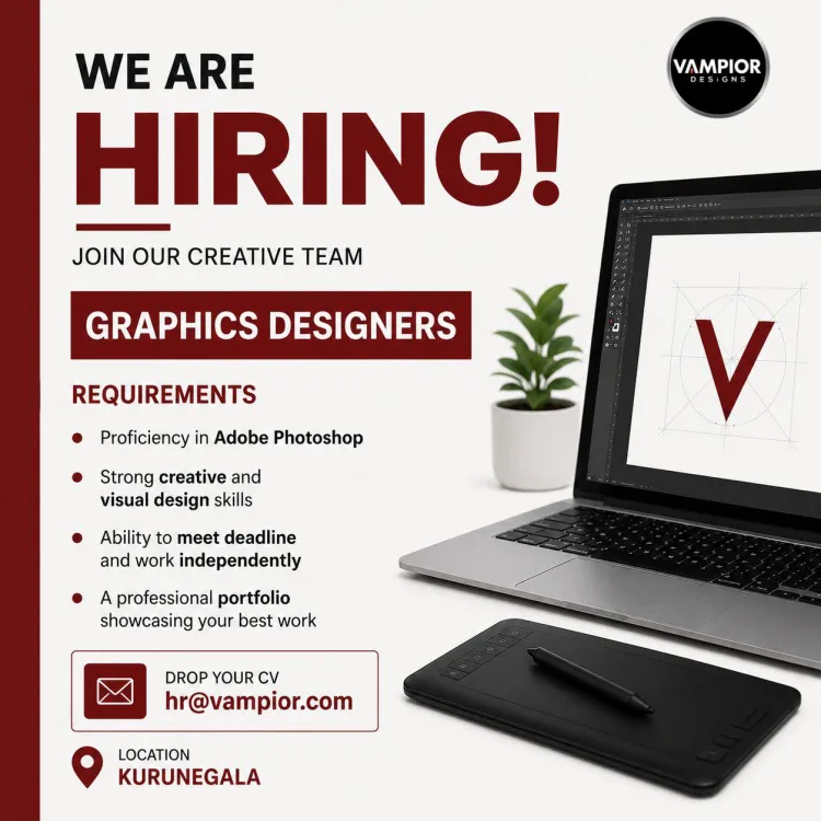 Job poster for Graphic Designer