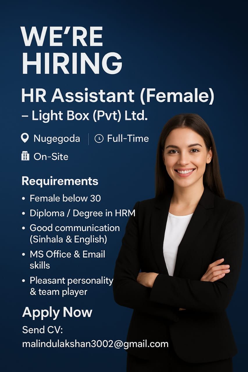 HR Assistant - ITPro.lk