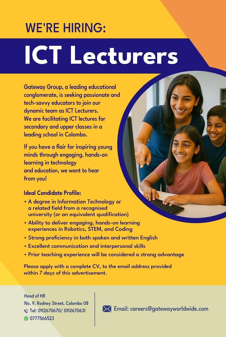 ICT Lecturers - ITPro.lk