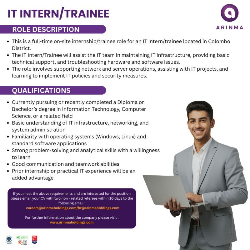 IT Intern/Trainee - ITPro.lk