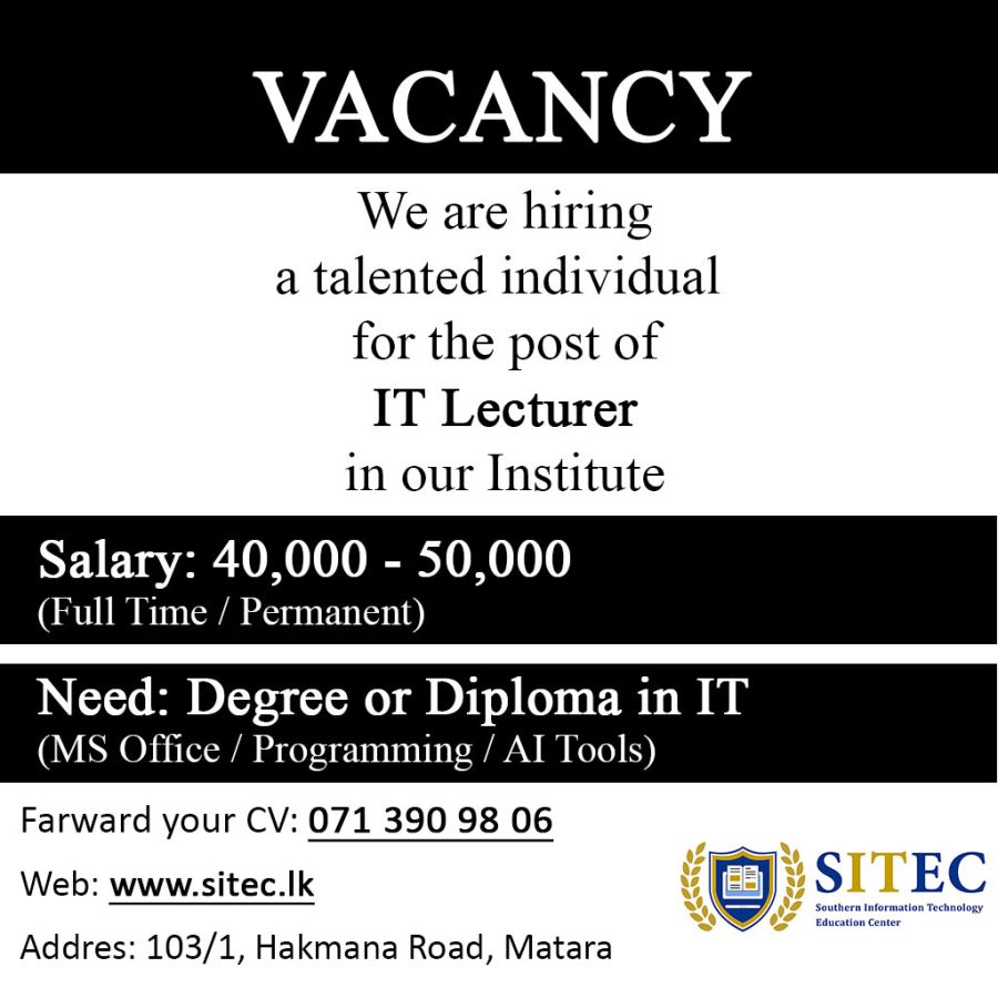 IT Lecturer - ITPro.lk
