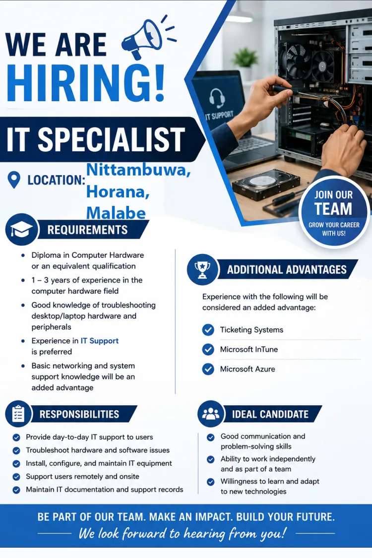 Job poster for IT Specialist (3)