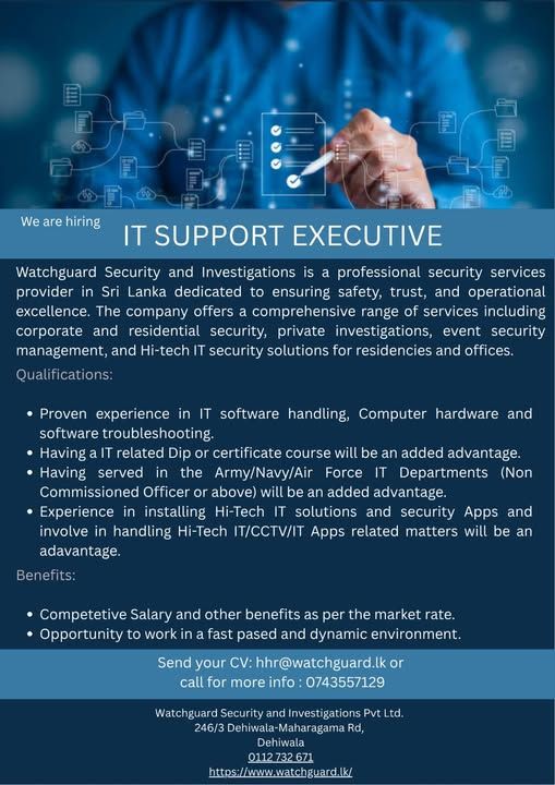IT Support Executive - ITPro.lk