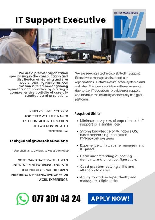IT Support Executive - ITPro.lk