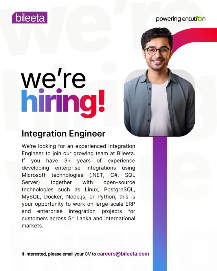 Job poster for Integration Engineer