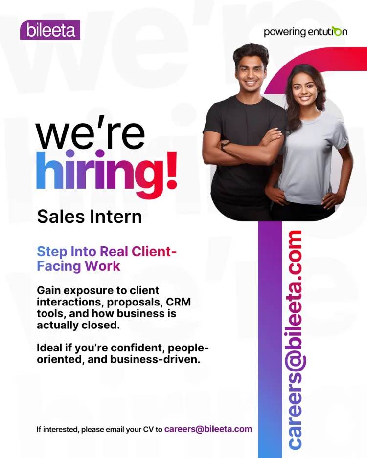 Job poster for Intern - Sales