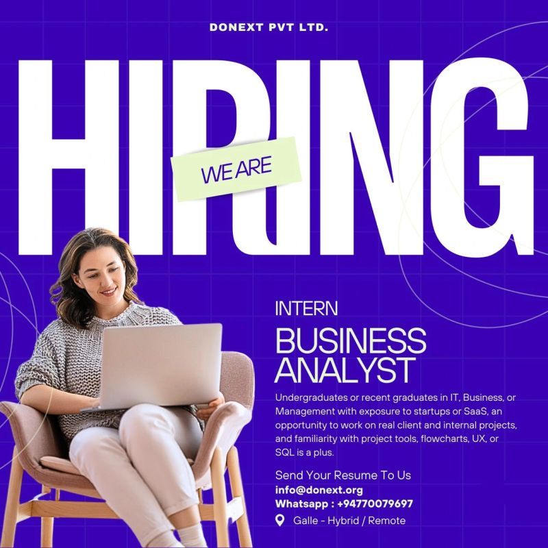 Intern Business Analyst - ITPro.lk